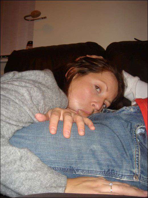 Bride Gives Blowjob: Amateur Porn Photo with Explicit Oral Sex Action