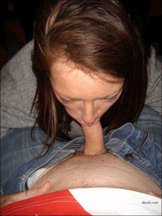 Bride Gives Blowjob: Amateur Porn Photo with Explicit Oral Sex Action