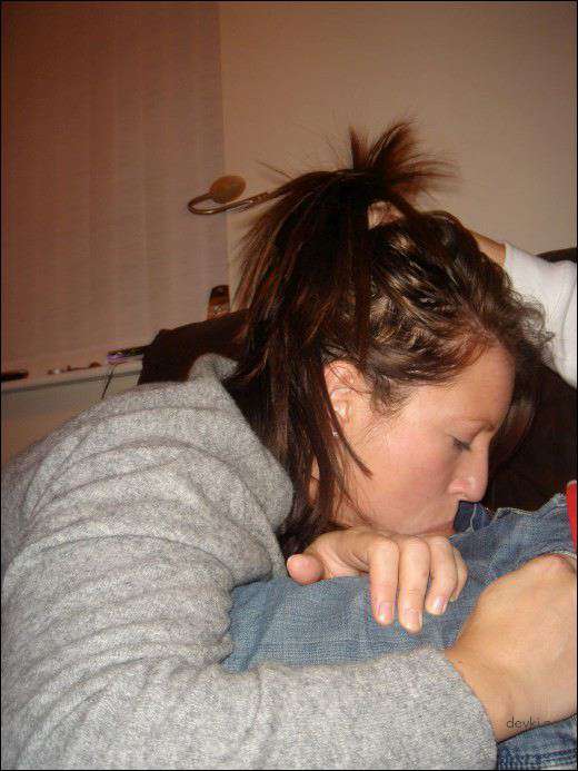 Bride Gives Blowjob: Amateur Porn Photo with Explicit Oral Sex Action