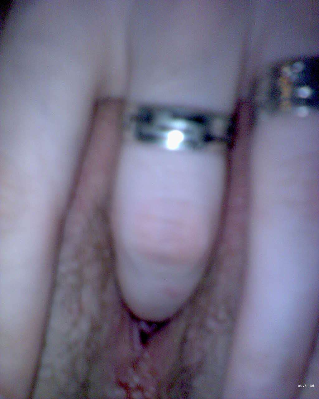 Fiery Redhead Exposes Her Pussy: Amateur Porn Photo