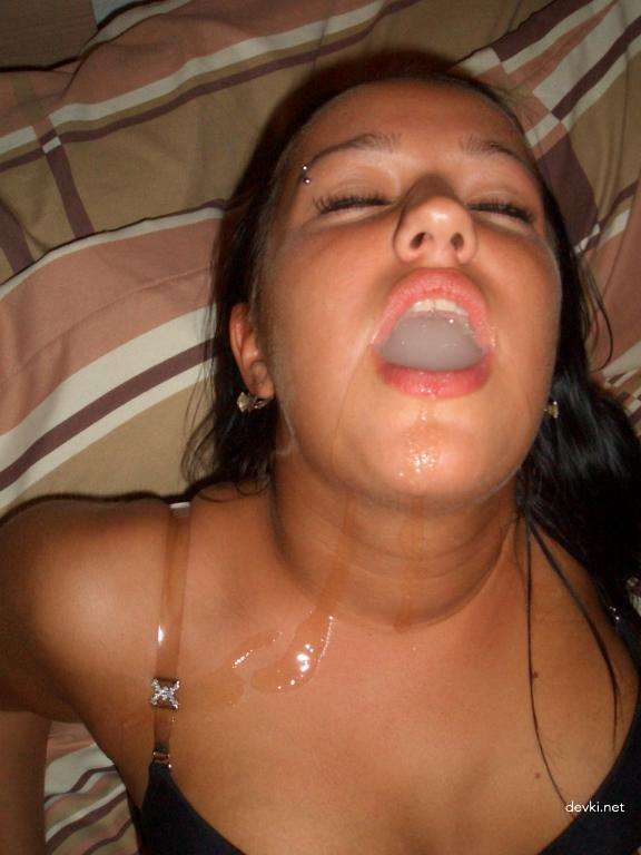 Hot Brunette Cum Slut Amateur Porn Pics