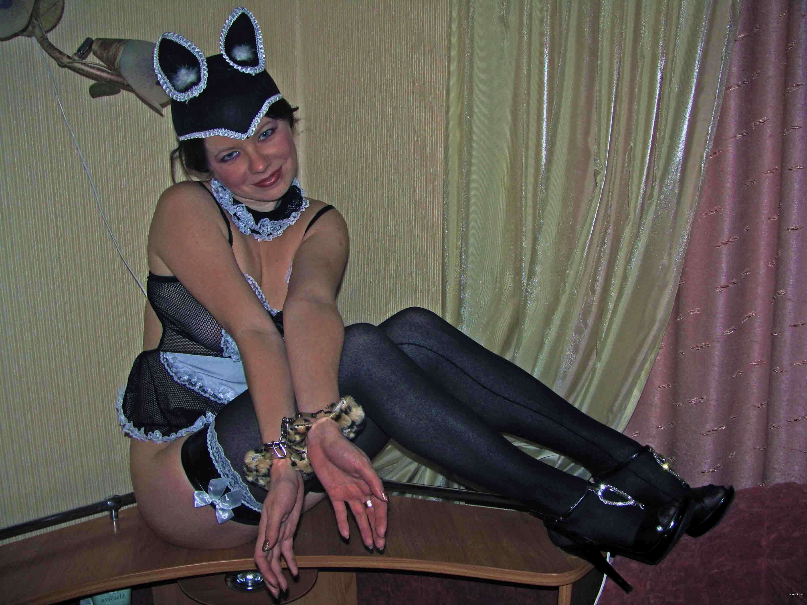 Explicit Amateur Photo: My Little Sister as a Naughty Kitten