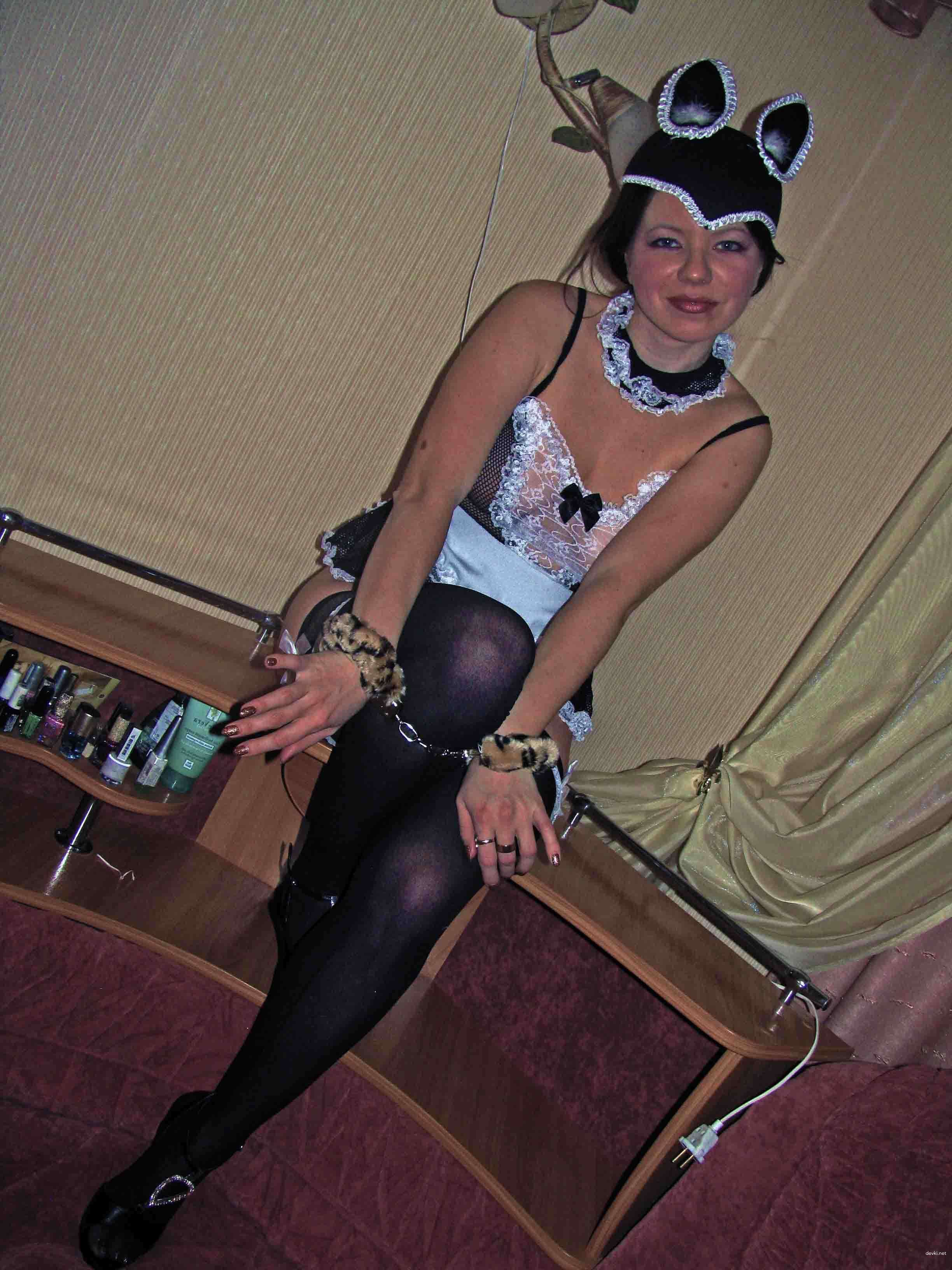 Explicit Amateur Photo: My Little Sister as a Naughty Kitten