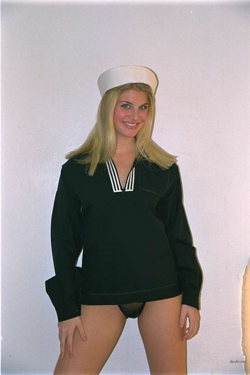 Sexy Sailor Girl Amateur Photo - Hot Blonde Babe Exposed