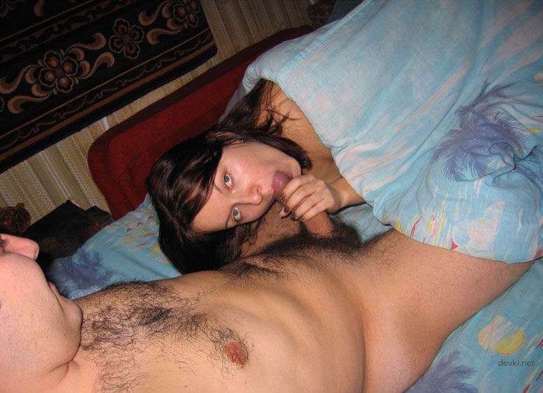 Passionate Blowjob for Husband: Amateur Porn Photo
