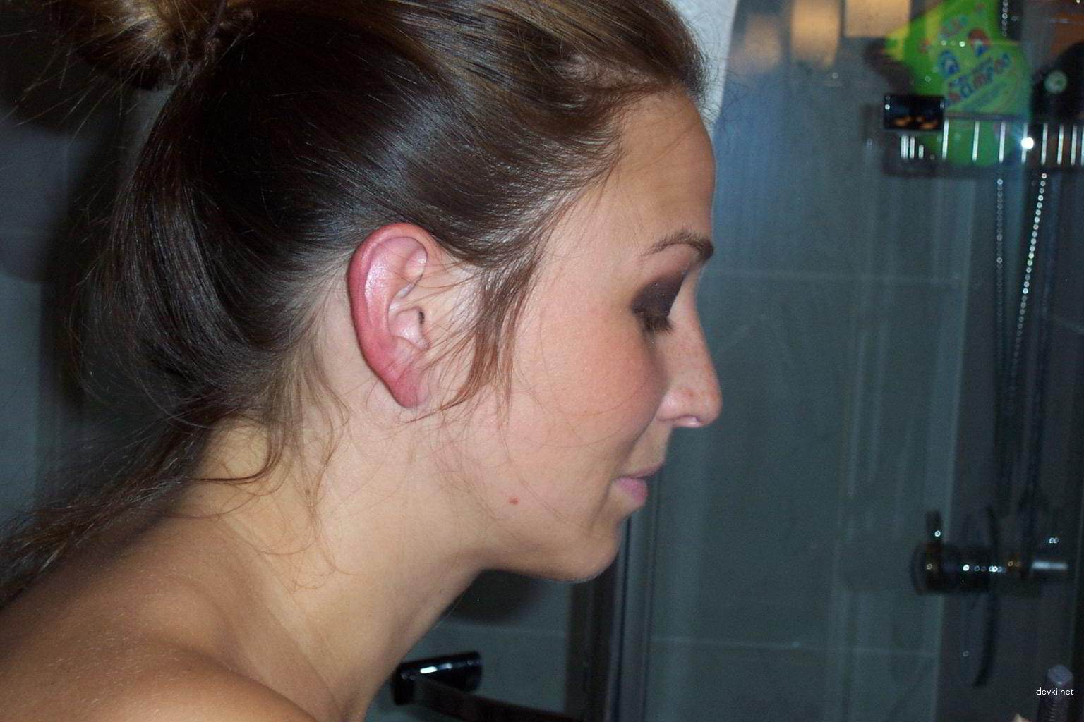 Horny amateur babe fucks herself hard in stockings - explicit solo pussy play