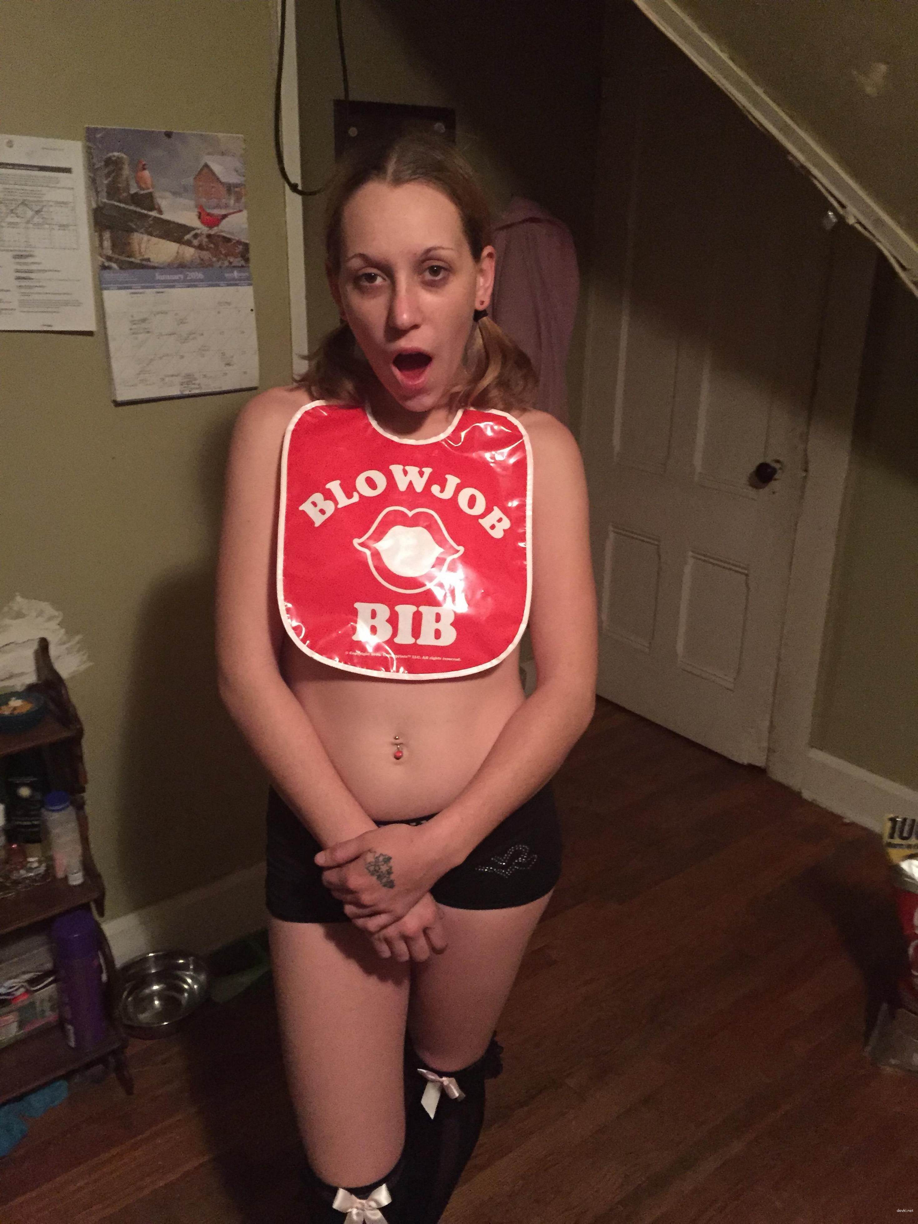 Hot Amateur Facial Cumshot - Slut Gets Covered in Cum