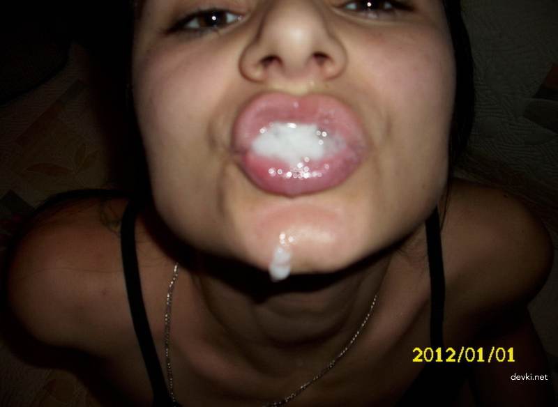 Full Mouth of Cum Amateur Porn - Explicit Cum Swallowing Action