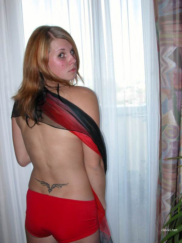 Seductive Friend Poses in Tiny Shorts: Amateur Photo Session