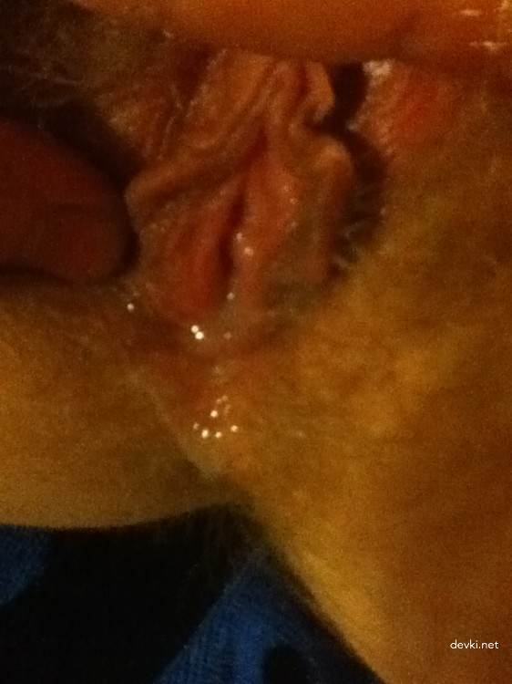 Hairy Pussy Girl Sucks Cock - Explicit Amateur Blowjob Photo