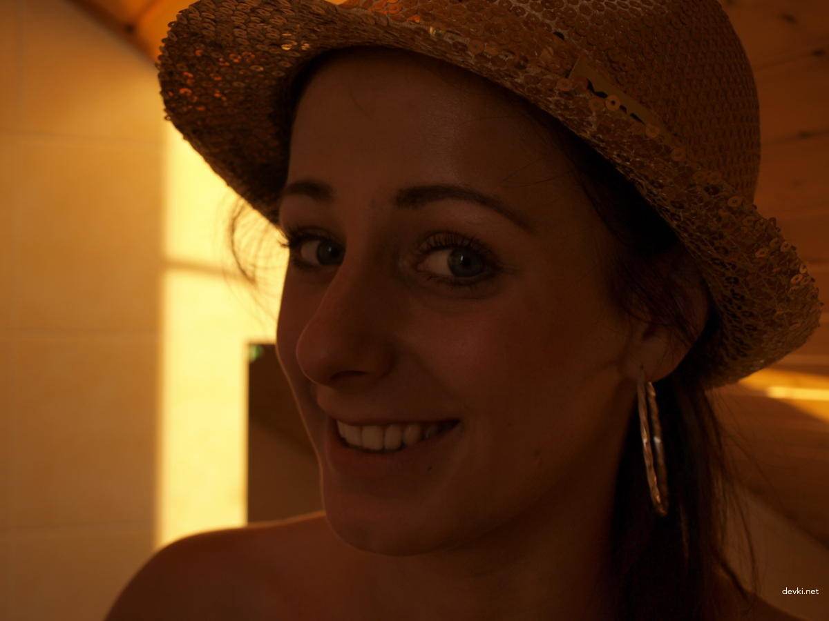 Skinny Busty Brunette's Erotic Amateur Photo Shoot