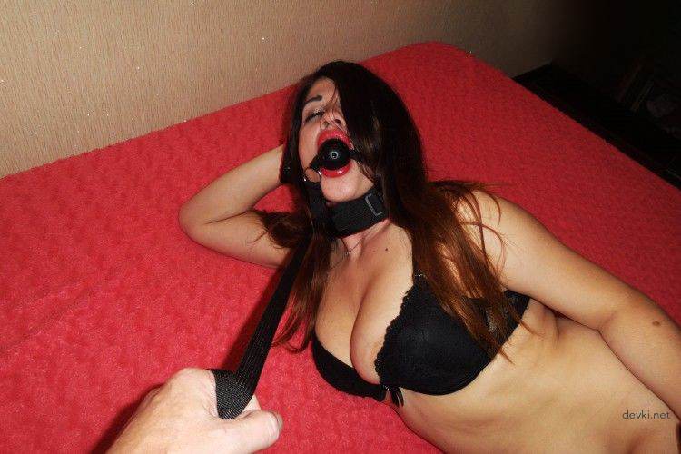 Brunette Slut Gets Fucked by Multiple Lovers - Amateur Porn Photo