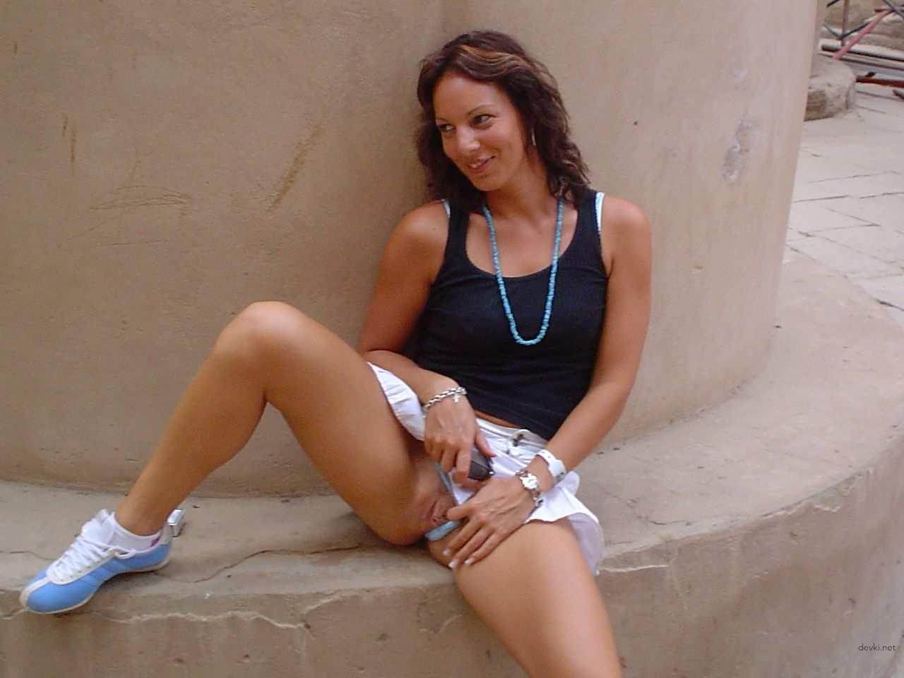 Explicit Amateur Brunette's Naughty Personal Photos