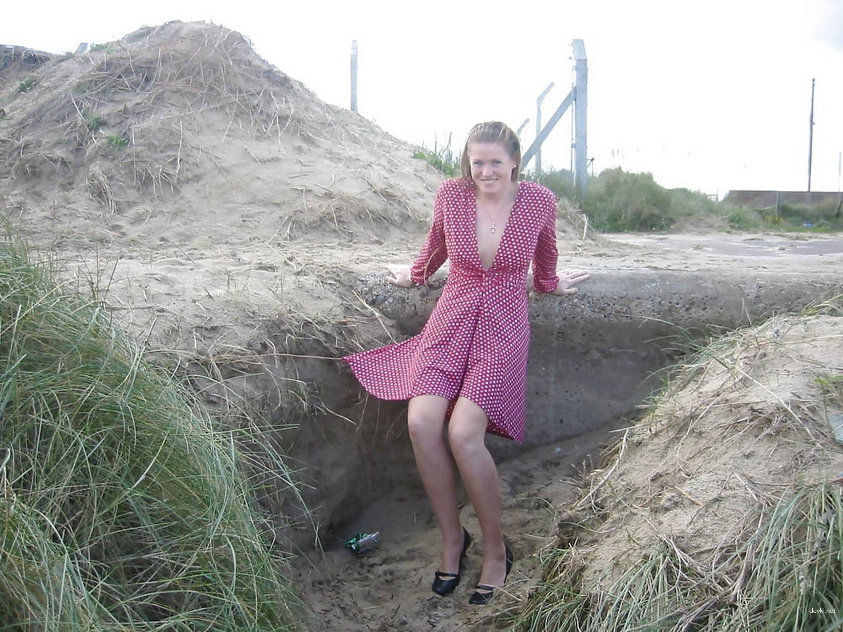 Redhead Amateur Woman's Explicit Intimate Photo Shoot