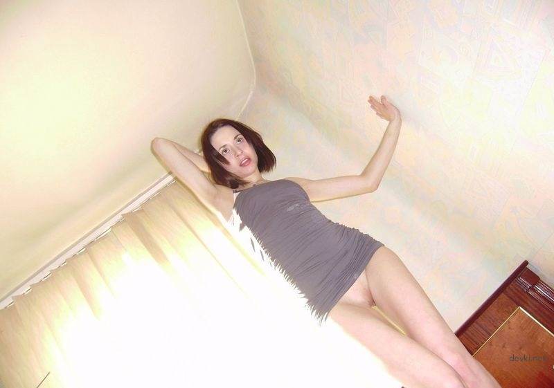 Skinny Brunette's Explicit Homemade Photos for Adults Only