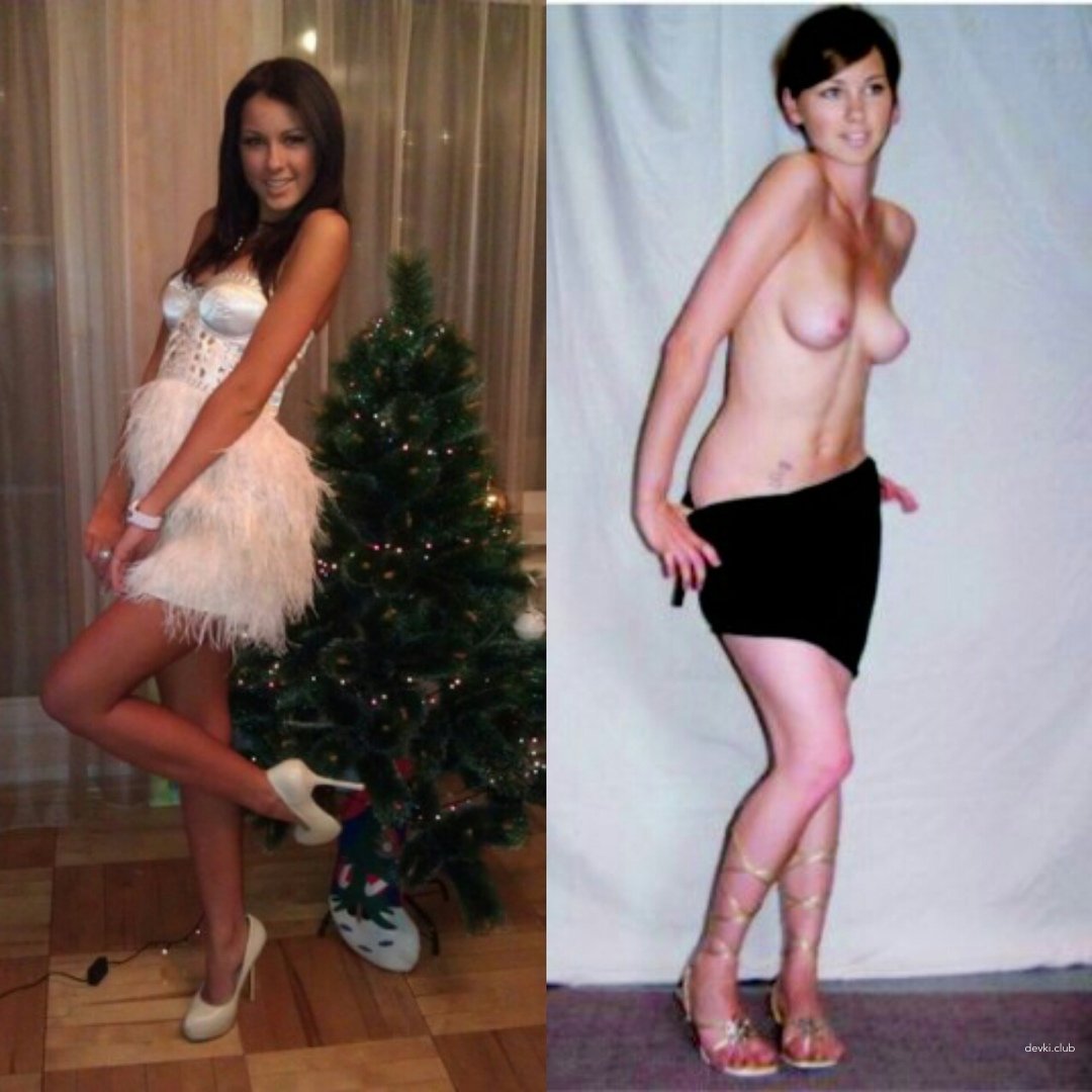 Fully Clothed vs. Completely Nude Girls: Explicit Amateur Photos