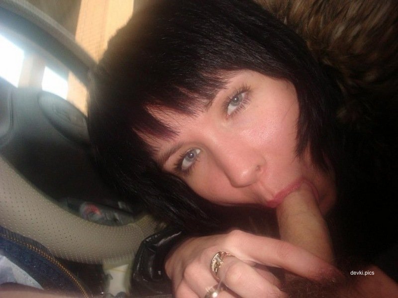 Hot Mistress Sucks Cock - Amateur Porn Photo