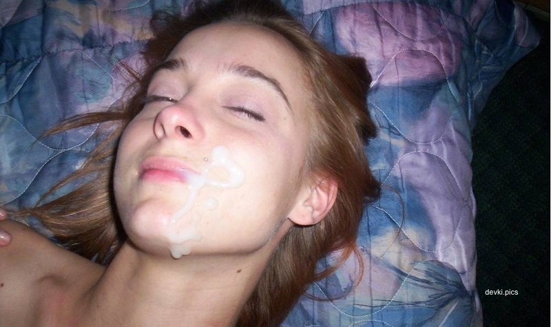 Amateur Slut Loves Sucking Cock and Taking Cum on Her Face