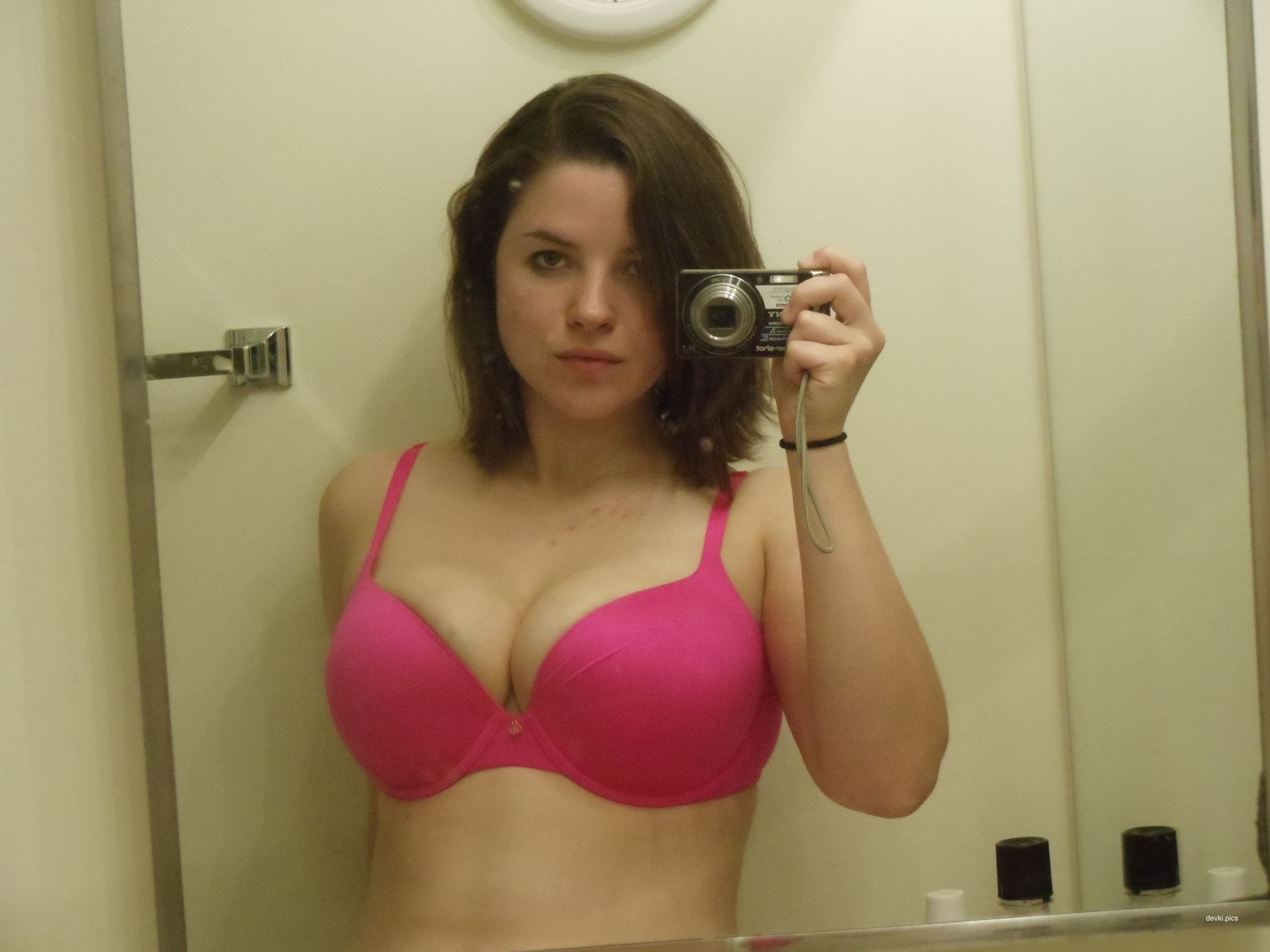 Amateur Busty Babe Masturbates with Vegetables - Explicit Solo Porn Photo