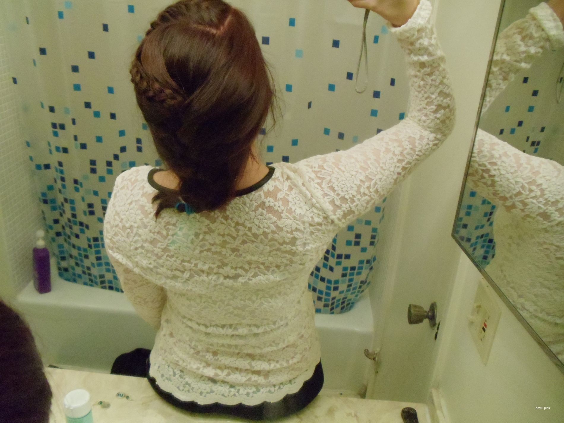 Amateur Busty Babe Masturbates with Vegetables - Explicit Solo Porn Photo