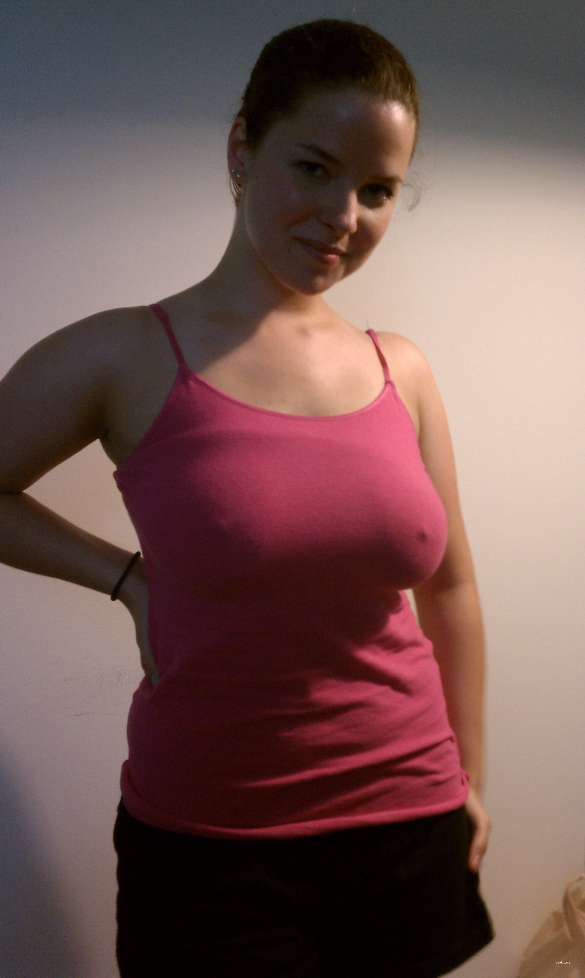 Amateur Busty Babe Masturbates with Vegetables - Explicit Solo Porn Photo