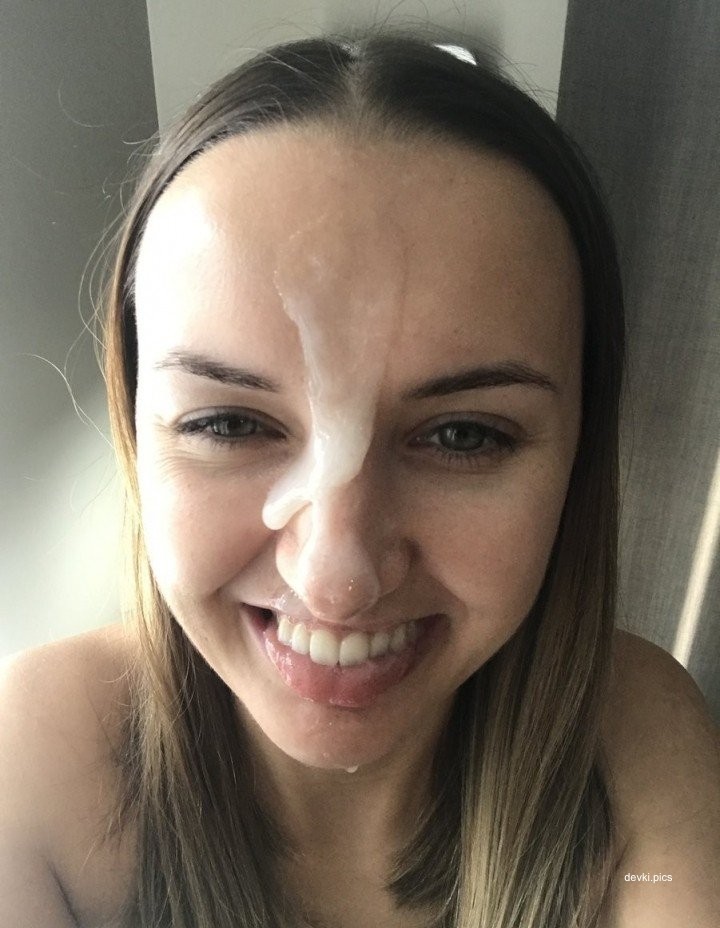 Facial Cumshot Amateur Porn: Cum Covered Face in Explicit Photo
