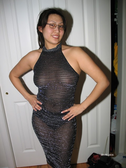 Hot Married Asian Babe Posing with Hairy Pussy - Amateur Explicit Photo