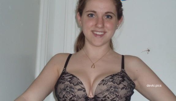 Amateur Blonde Babe with Massive Tits Gets Naughty
