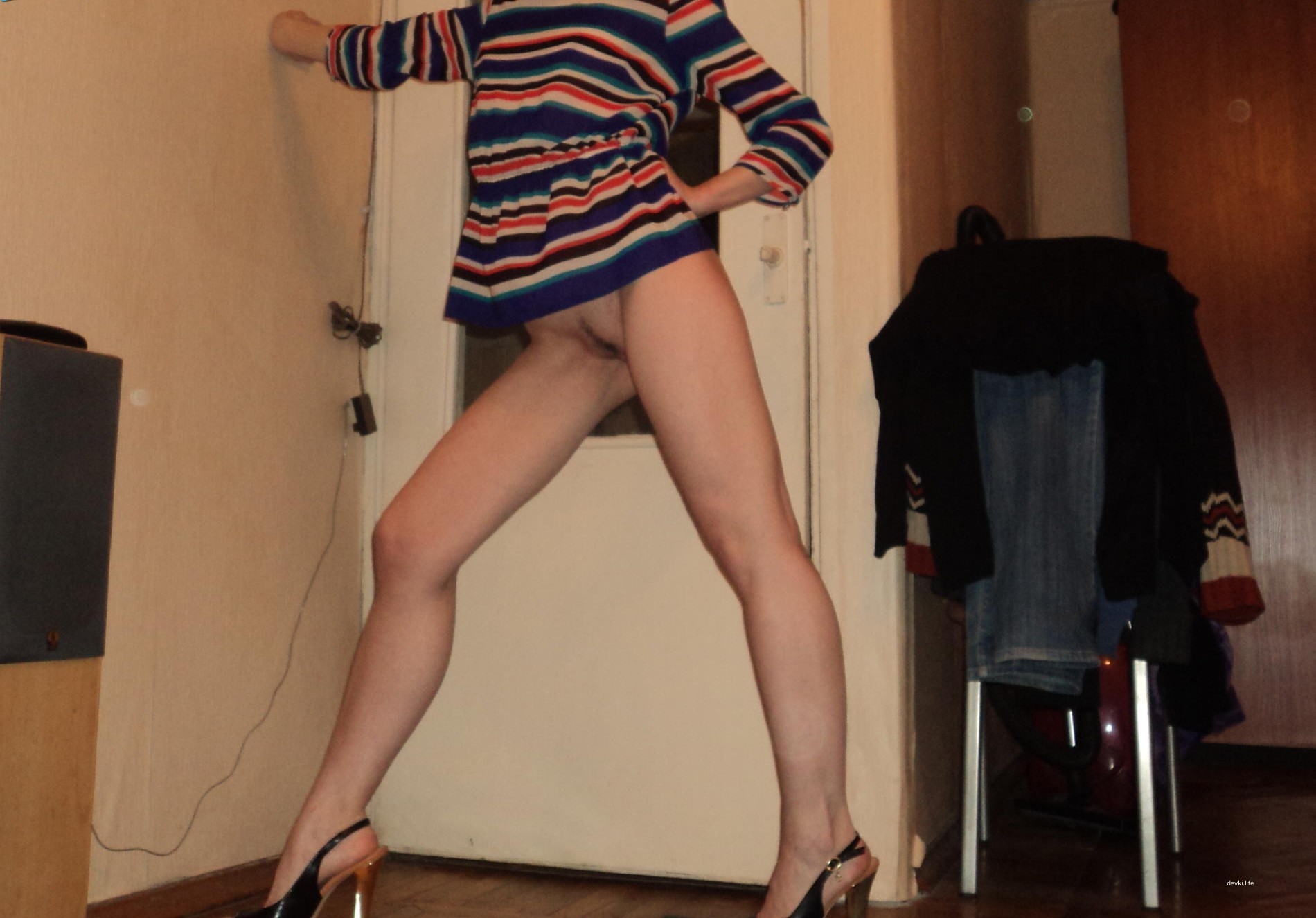 My Naughty Wife Without Panties: Explicit Amateur Photo