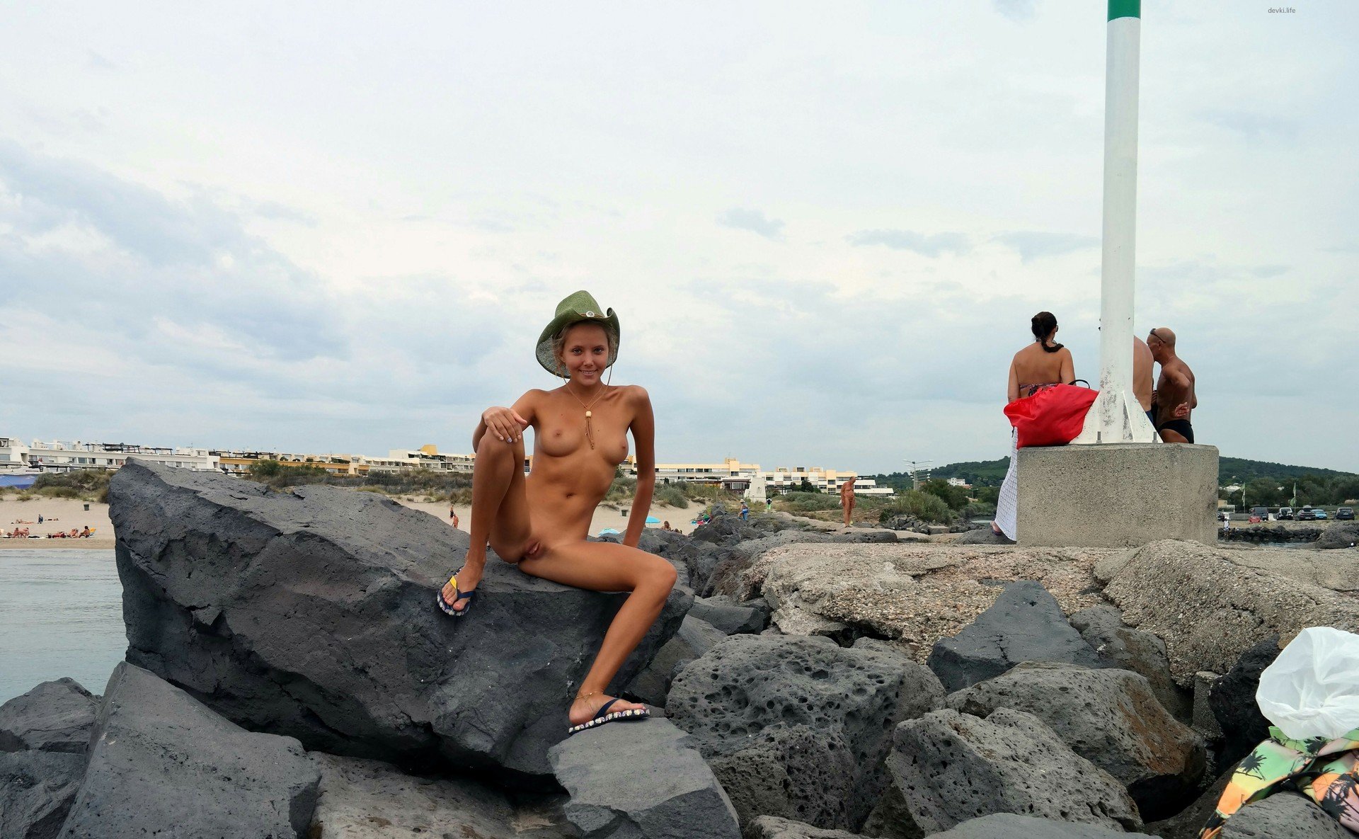 Sexy Girl at the Beach: Stunning Amateur Photo of a Beautiful Woman by the Sea