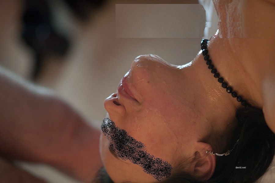 Brunette Satisfies Guests in Explicit Amateur Porn Photo Shoot