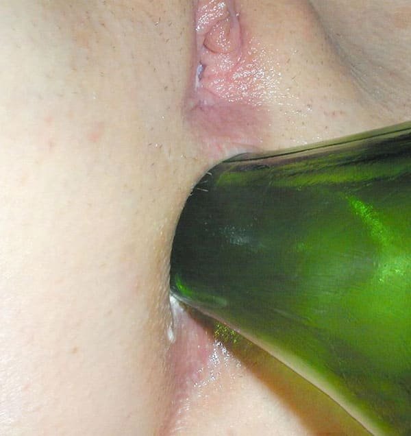 Hot MILF Masturbates with Bottle - Amateur Porn Photo