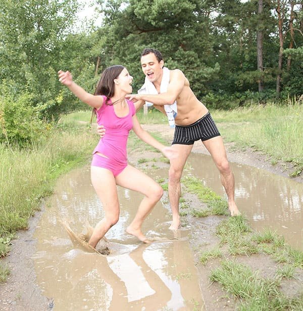 Young Couple's Explicit Sex Tape on Country Road