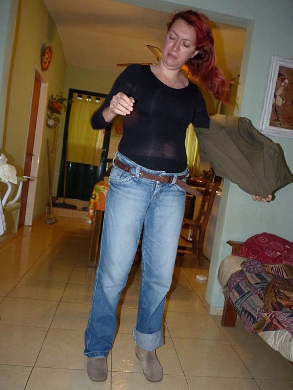 Fiery Redhead Wife Swallows Cum on Face in Amateur Porn