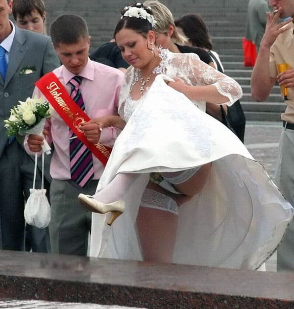 Barely Covered Brides: Amateur Wedding Wardrobe Malfunctions