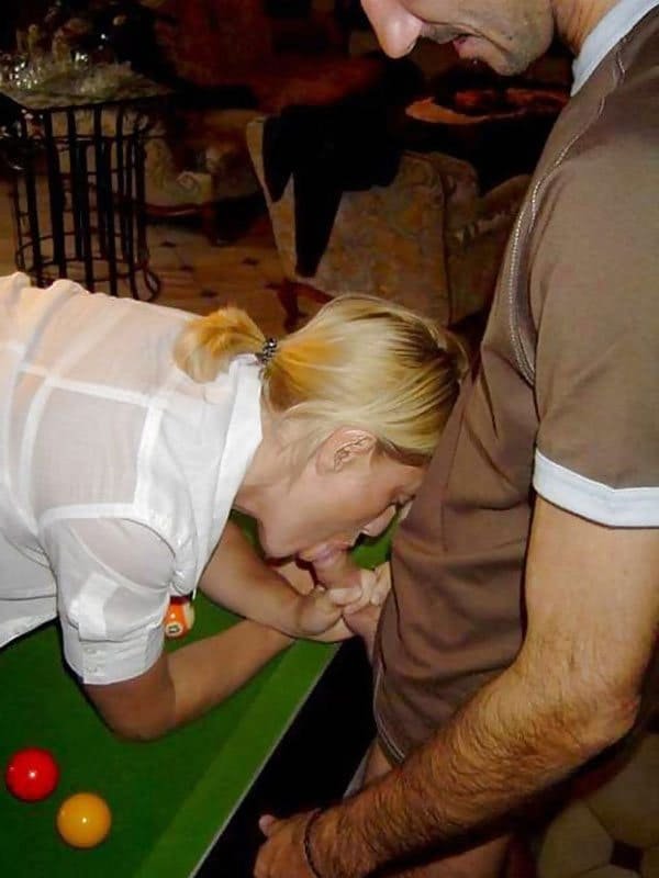 Sluts and Billiards: XXX Amateur Porn Photos