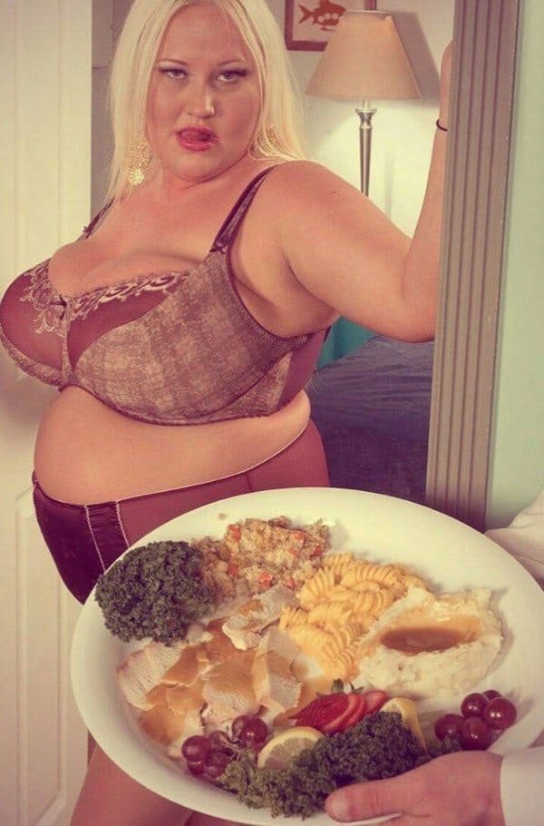 Naked Babes and Food: Explicit Amateur Photos for Adults