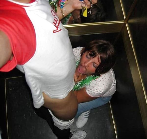 Explicit Amateur Photos: Naked Babes in Elevator - Uncensored Voyeurism