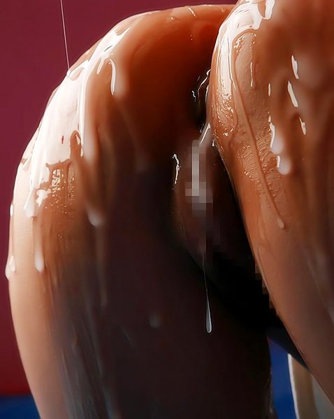 Naked Slut Covered in Cum: Amateur Porn Photo