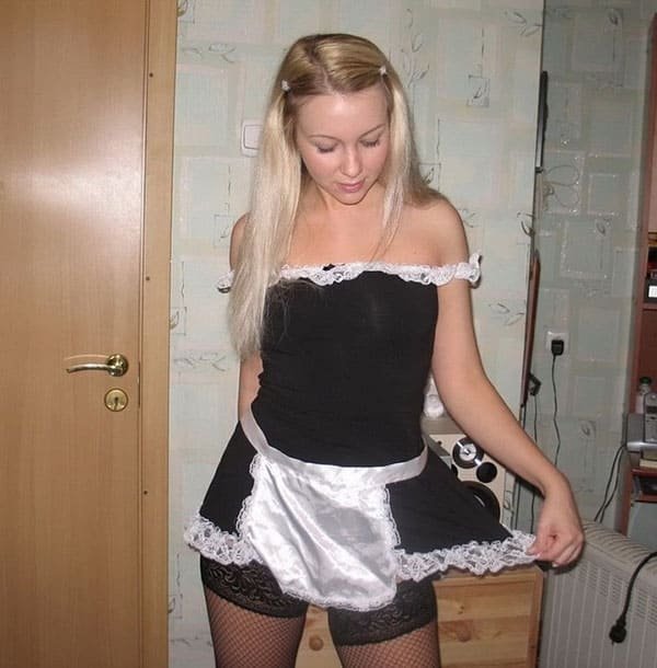 Blonde Babe Enjoys Anal Beads - Explicit Amateur Porn Photo