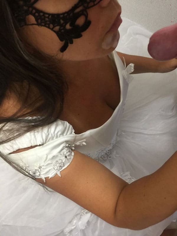 Bride Gets Fucked in Wedding Dress - Amateur Porn Photo