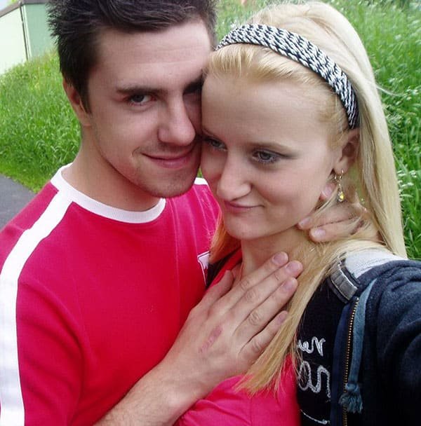 Young slut gives blowjob in public - Amateur porn photo.