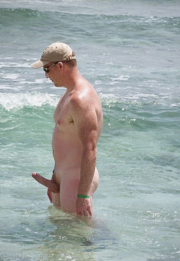 Hard Cocks on Nude Beach: Explicit Amateur Porn Photos