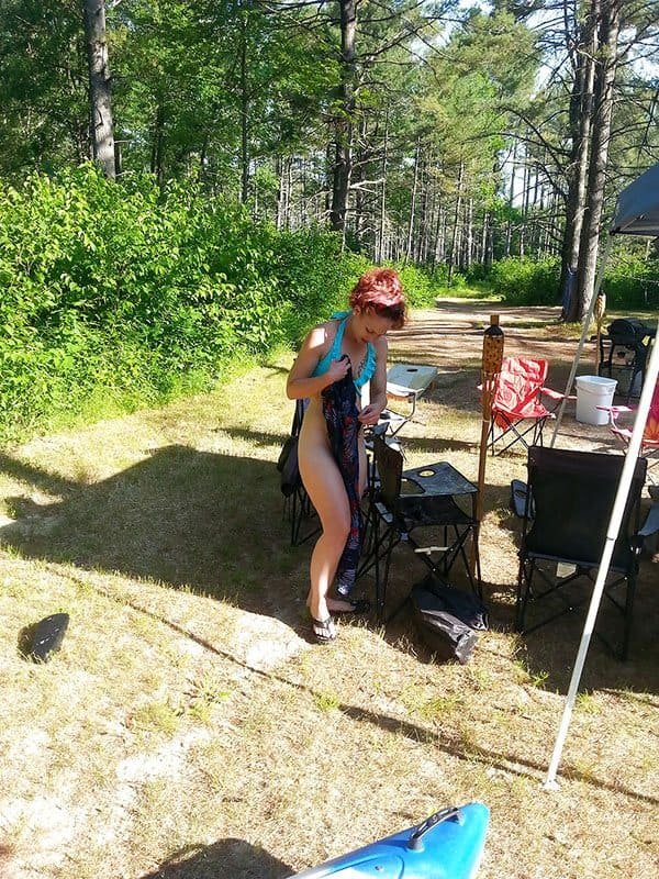 Kayak Adventure Ends in Fiery Redhead Giving Blowjob