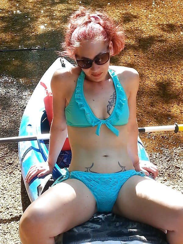 Kayak Adventure Ends in Fiery Redhead Giving Blowjob