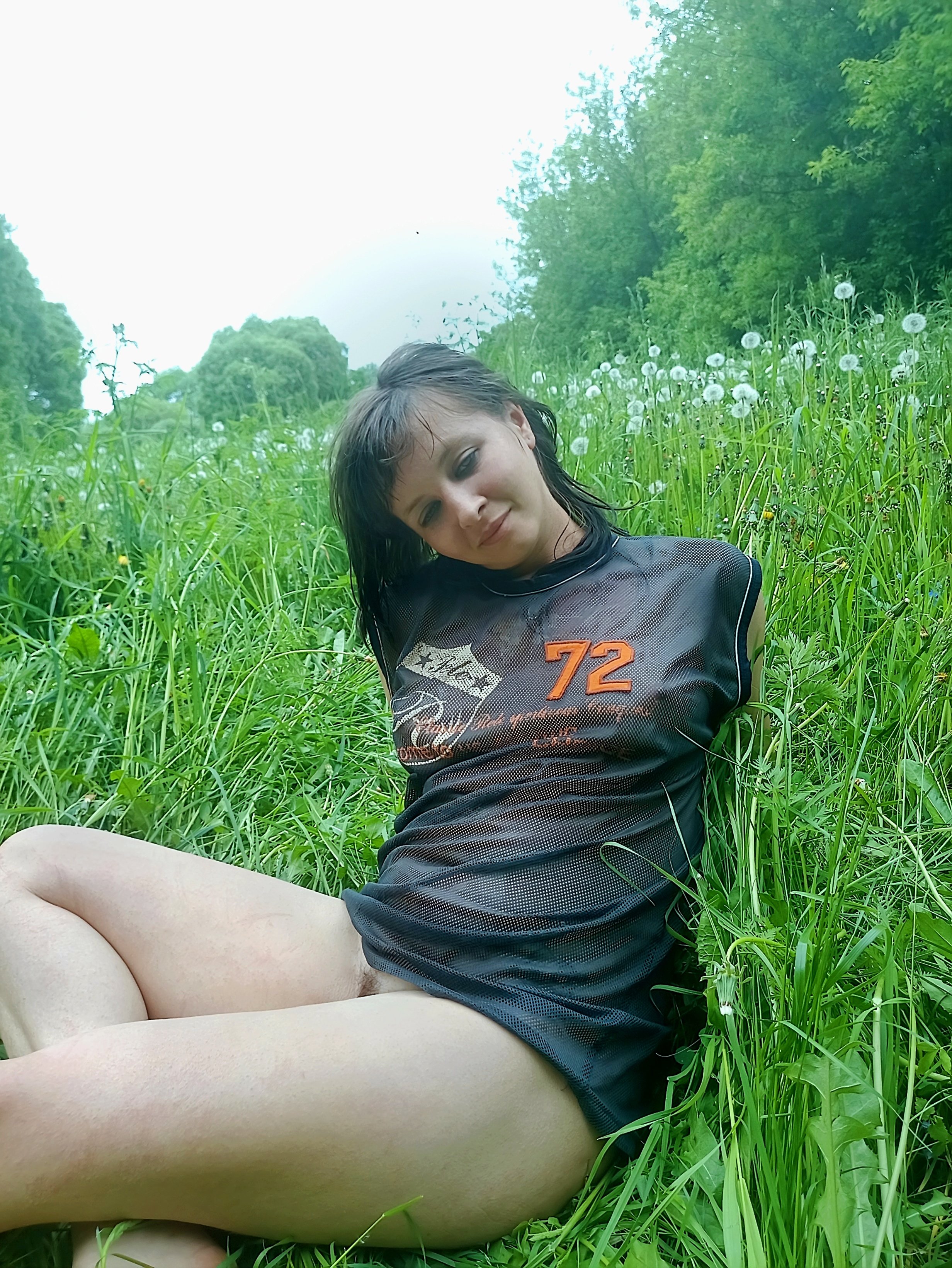 Amateur Russian Alena Shelest from Tambov Nude Outdoors Explicit Photos