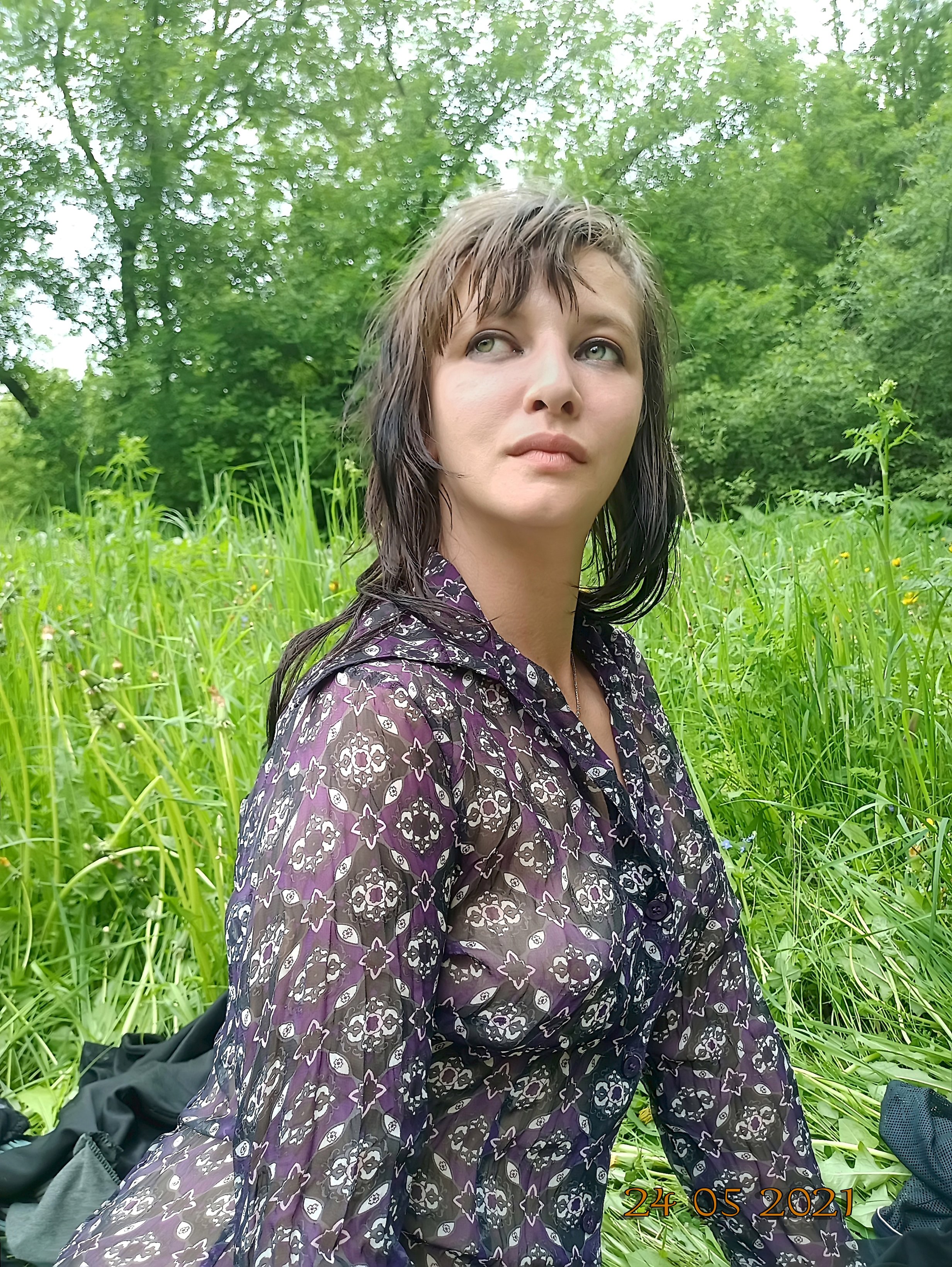 Amateur Russian Alena Shelest from Tambov Nude Outdoors Explicit Photos