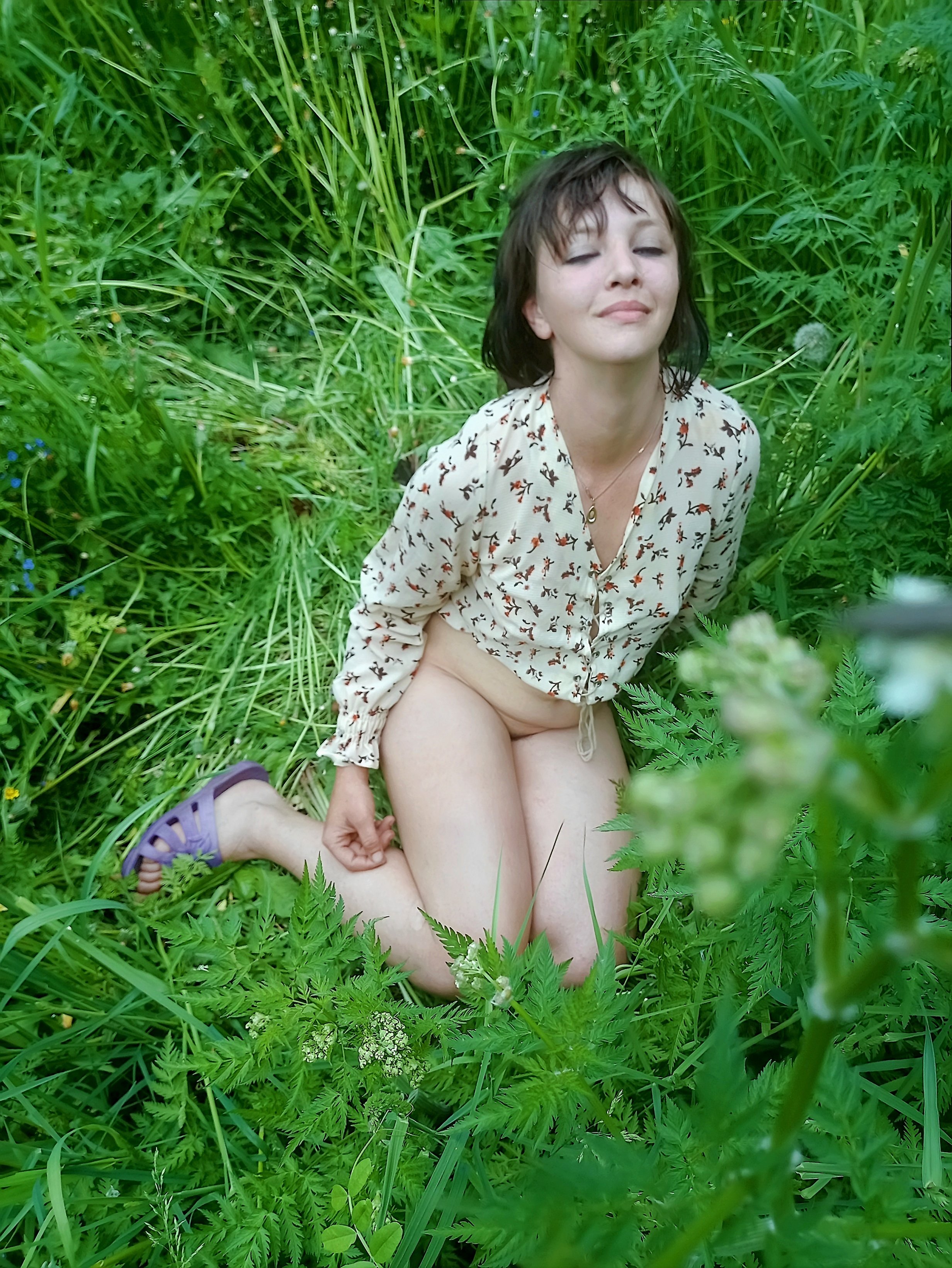 Amateur Russian Alena Shelest from Tambov Nude Outdoors Explicit Photos