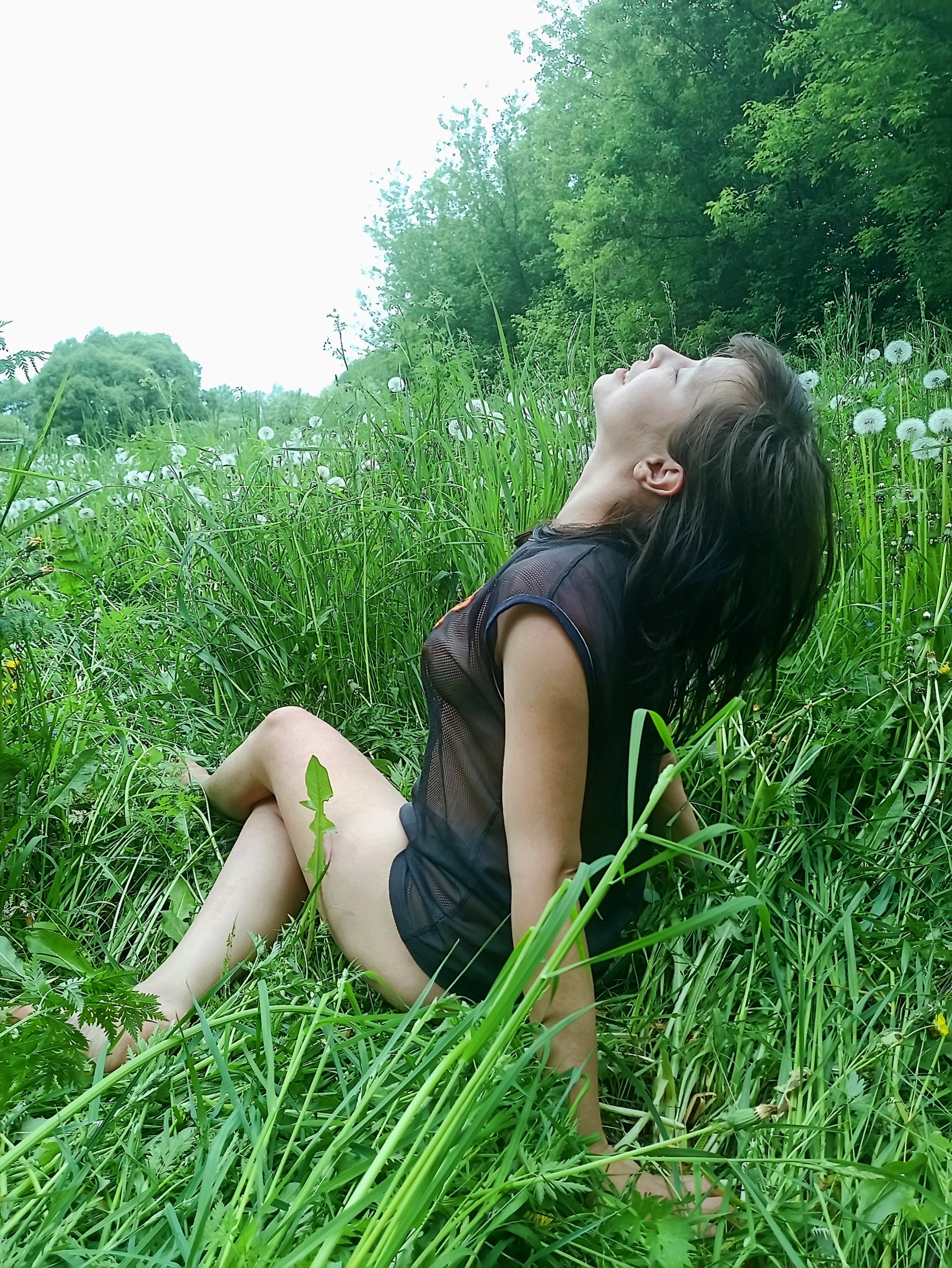 Amateur Russian Alena Shelest from Tambov Nude Outdoors Explicit Photos