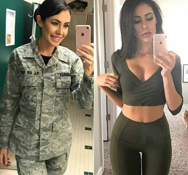 Hot Girls and Women in Uniform at Work (33 Explicit Photos)